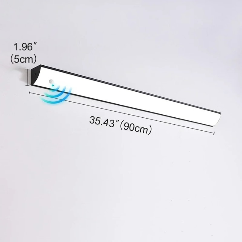 Waterproof Outdoor Wall Lights Minimalist Long Strip Wall Lamp Motion Sensor Garden Villa Porch Lig 6