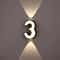 Waterproof LED Wall Lamp Digit Number Display Modern Minimalism Style For Porch Garden Indoor Outd 2