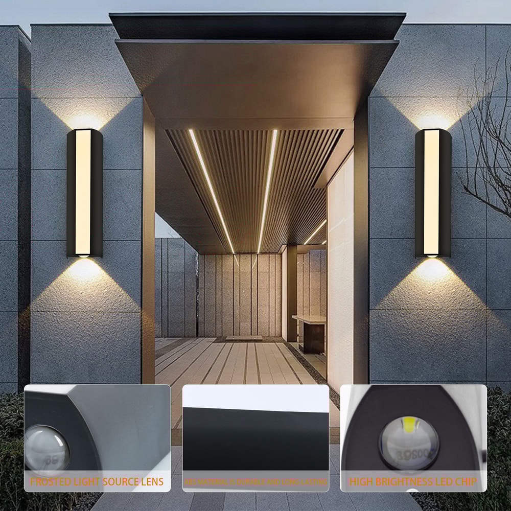 Waterproof LED Wall Lamp For Indoor And Outdoor Use Ideal For Bathroom Porch Kitchen Bedroom Corrid 1