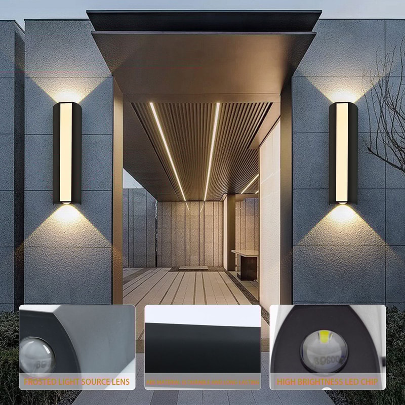 Waterproof LED Wall Lamp For Indoor And Outdoor Use Ideal For Bathroom Porch Kitchen Bedroom Corrid 1