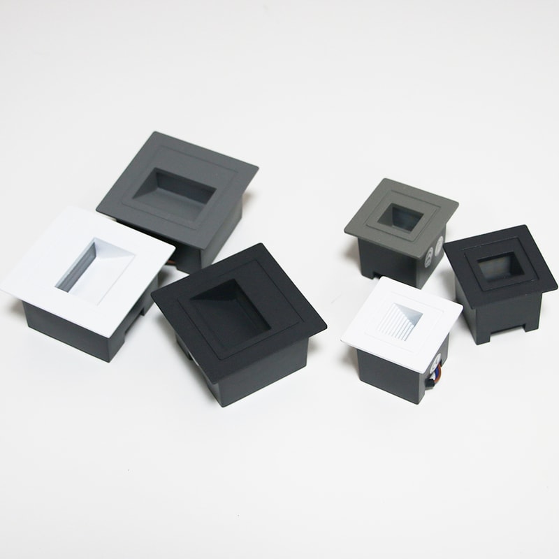 Modern Recessed LED Outdoor Waterproof Wall Lamp Stair Light Corner Wall Light Aluminum Wall Washer 2