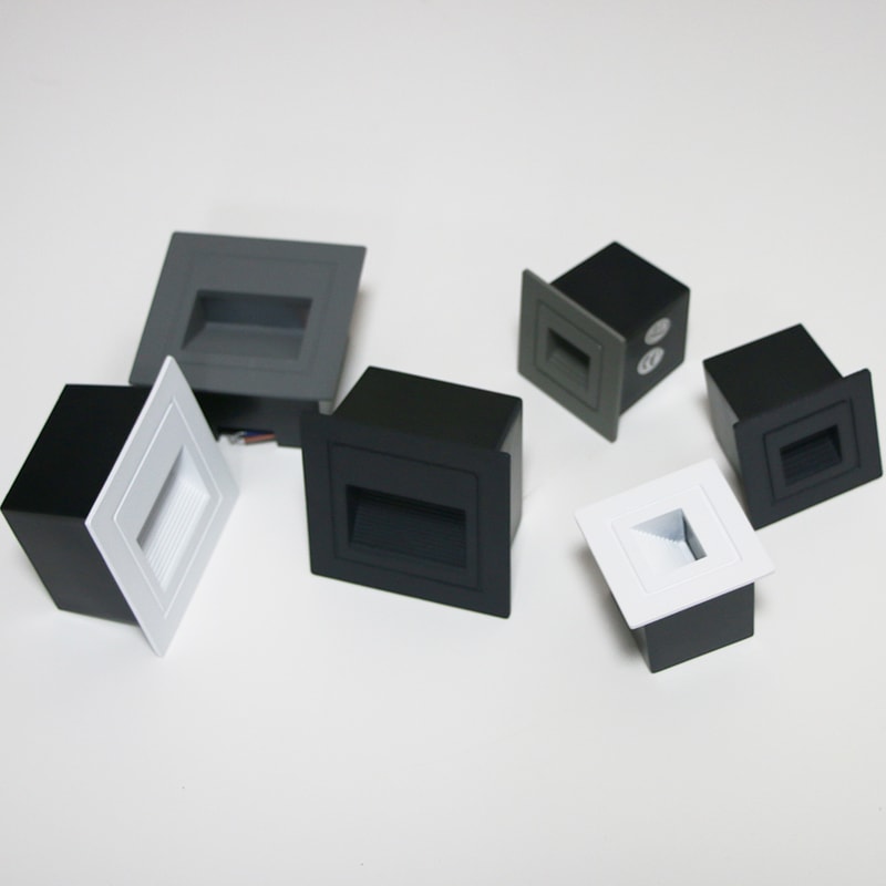 Modern Recessed LED Outdoor Waterproof Wall Lamp Stair Light Corner Wall Light Aluminum Wall Washer 3