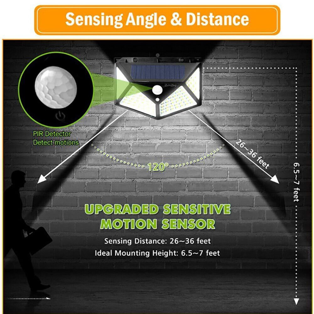 Waterproof Solar LED Light Multifunctional Outdoor Garden Decoration With Motion Sensor Sunlight Po 2