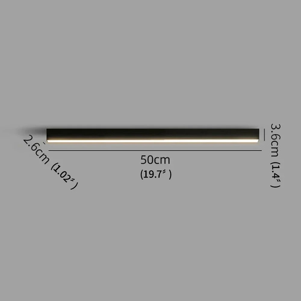 Waterproof Outdoor Long Strip Wall Lamp Sunshine Room And Corridor Entrance Light Rainproof Garden 6