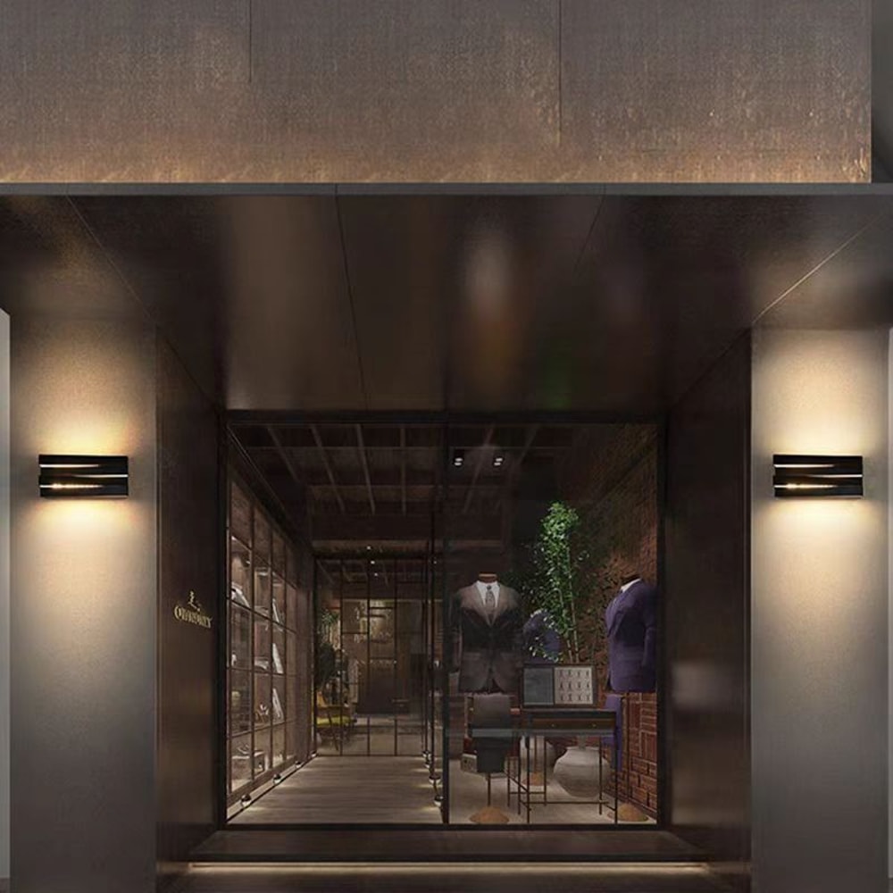 Aluminum Wall Lamp For Villa Porch LED Outdoor Garden Lighting Gate Sconce Luminaire For Modern Out 2