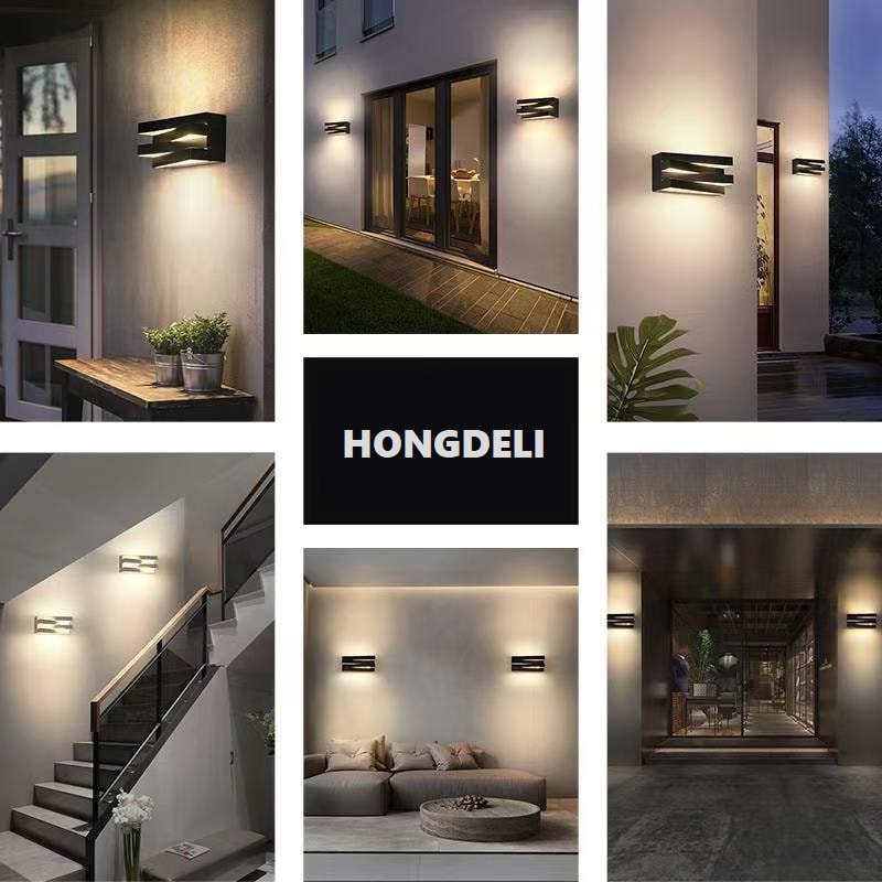 Aluminum Wall Lamp For Villa Porch LED Outdoor Garden Lighting Gate Sconce Luminaire For Modern Out 5