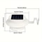 Waterproof Solar Gutter Lights Solar Charge Porch Wall Fixtures Outdoor Pathway Fence Illumination 5