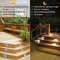 Outdoor LED Solar Stainless Steel Staircase Step Fence Guardrail Wall Light For Garden Courtyard At 3