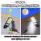 Motion Sensor Solar Lights Outdoor Lighting For Gardens Parks Garages Emergency Light SolarPowered 1