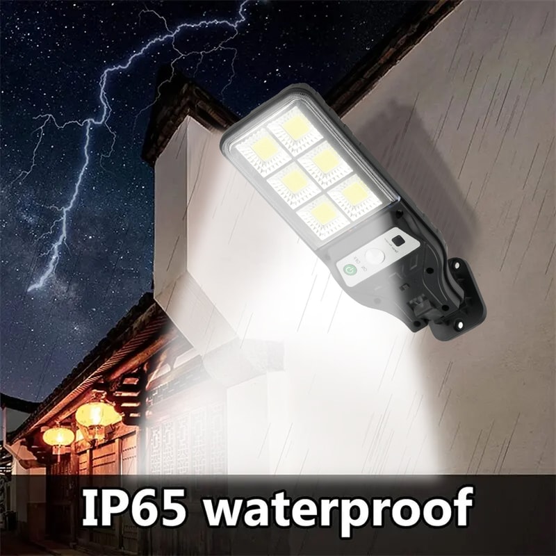 Motion Sensor Solar Lights Outdoor Lighting For Gardens Parks Garages Emergency Light SolarPowered 2
