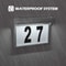 Waterproof Outdoor Wall Light, LED Solar House Number Light, Wireless Sunpower Garden Lamp, Decorative Address Sign
