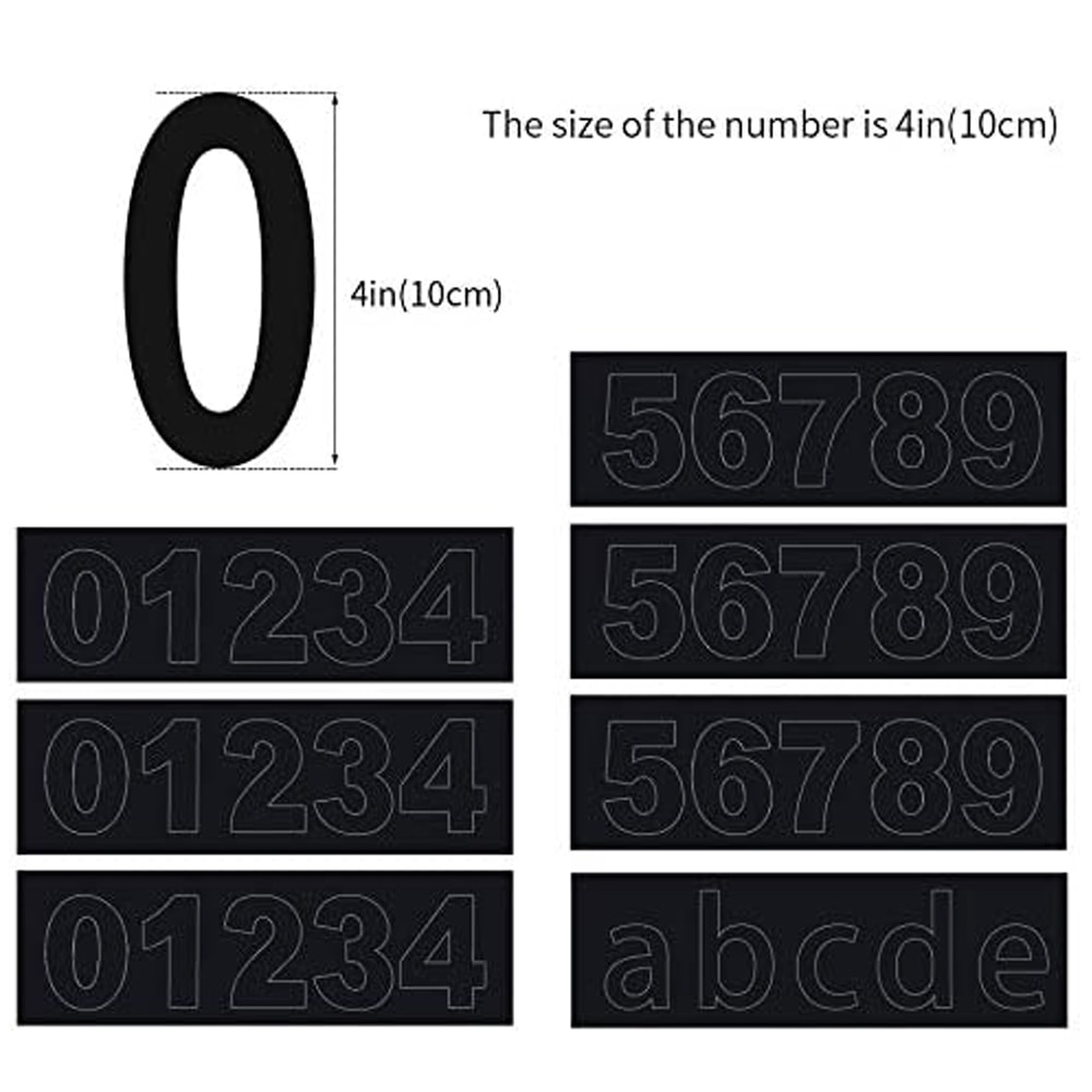 Waterproof Outdoor Wall Light, LED Solar House Number Light, Wireless Sunpower Garden Lamp, Decorative Address Sign