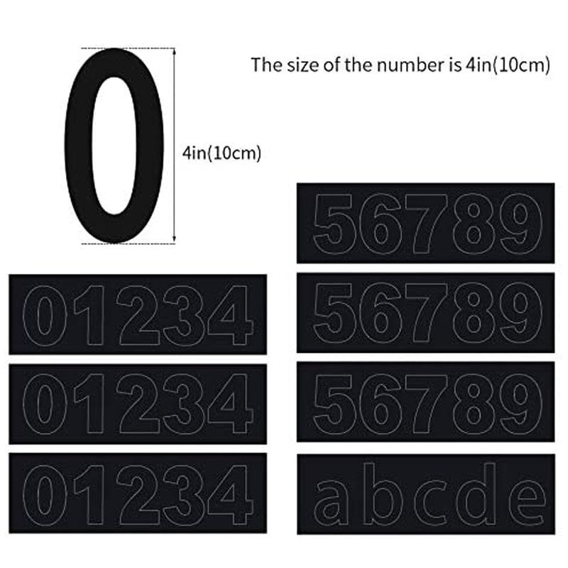 Waterproof Outdoor Wall Light, LED Solar House Number Light, Wireless Sunpower Garden Lamp, Decorative Address Sign