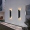 Outdoor Lighting Fixtures LED Black Wall Lamp Aluminum Strip Wall Lights Waterproof Wall Lamps For 0