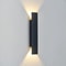 Outdoor Lighting Fixtures LED Black Wall Lamp Aluminum Strip Wall Lights Waterproof Wall Lamps For 2