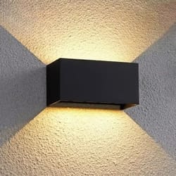 outdoor waterproof aluminum led wall lamp for porch, garden, living room, street, stairs, and interior lighting