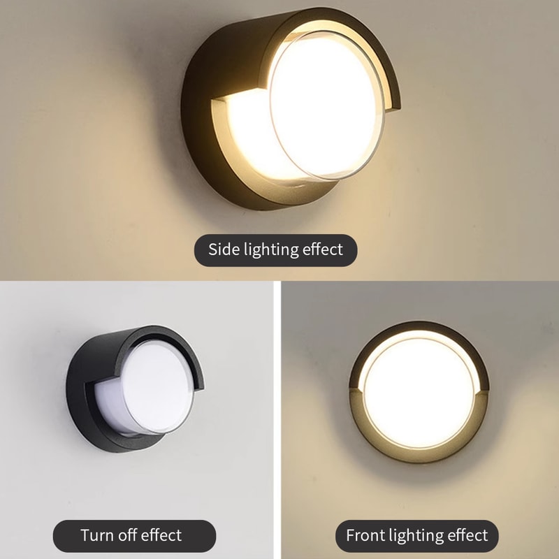 LED Wall Lamp Motion Sensor Waterproof Light For Garden Street OutdoorIndoor Decoration 3