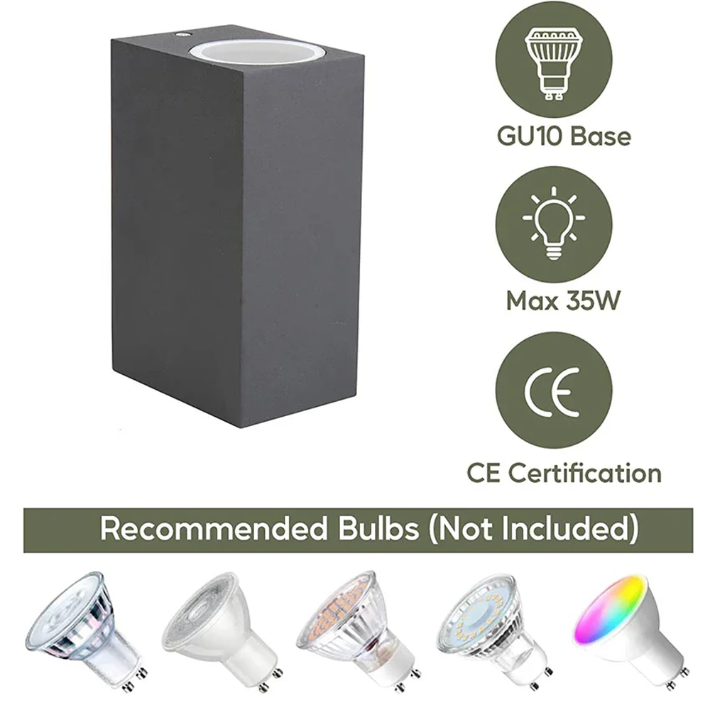 Waterproof LED Wall Lamp Up Down Lighting For Garden Outdoor Wall Lights Indoor Lighting Wall Fixtu 3