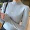 AOSSVIAO Turtleneck Sweater Women Fashion 2024 New Stretch Tops Women Knitted Pullovers Long Sleeve 6