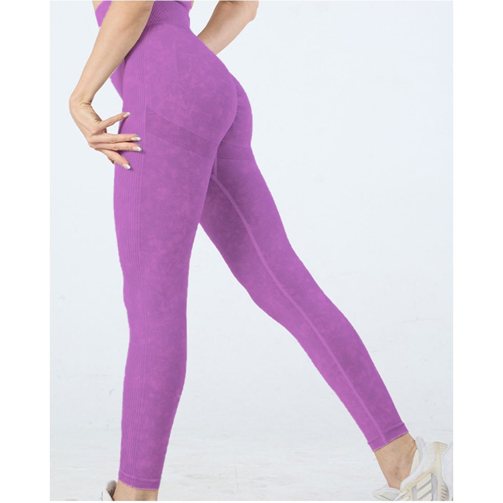 Matte Washed Seamless High Waist Yoga Pants Women High Elastic Sexy Hip Lifting Leggings For Gym Wo 4