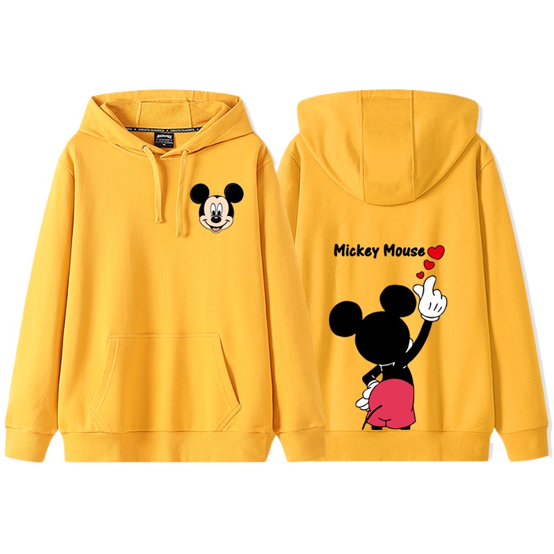 Womens Autumn Winter Anime Cartoon Disney Donald Duck Daisy Duck Couple Hooded Hoodie Coat Hoodie S 6
