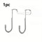 Easy To Install Silver Metal Seamless Hook, No Drilling Required for Kitchens Bathrooms and Wardrobes