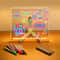 LED Note Board With Night Light Colorful DIY Acrylic Message Board Childrens Drawing Board Kids Bir 5