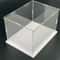 Acrylic Display Case Clear SelfAssembly Transparent Dust Proof Protection Showcase With White Base 1