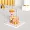 Acrylic Display Case Clear SelfAssembly Transparent Dust Proof Protection Showcase With White Base 3