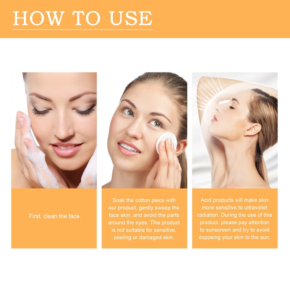 Glycolic Acid Toner, Firming Wrinkles, Acne Remover, Lifting, Glowing Skin Care, Ordinary Glycolic Acid Toning Solution