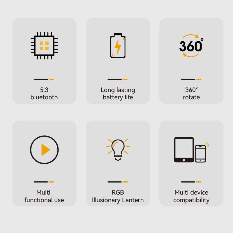 Adjustable Tablet Bracket Support New Cell Phone Holder Stand With LDE Light Bluetooth Speaker Port 4