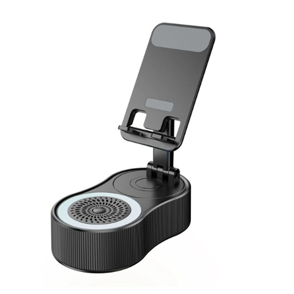 Adjustable Tablet Bracket Support New Cell Phone Holder Stand With LDE Light Bluetooth Speaker Port 7