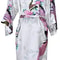 Bridesmaid Silk Satin Robe Wedding Floral Bathrobe Short Kimono Night Robe Womens Fashion Dressing 0