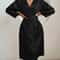Elegant Womens Satin Robe Belted Silky Comfort Bathrobe Loungewear For Relaxation 5