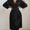 Elegant Womens Satin Robe Belted Silky Comfort Bathrobe Loungewear For Relaxation 5