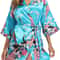 Sexy Crane Print Satin Silk Women Wedding Bridemaid Robe Short Long Kimono Night Gown Robe Fashion 0