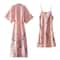 Sexy Nightwear Gown Women Pyjama V Neck Silky Sleepwear Spring Lady Sleep Suit Robe Homewear Neglig 1