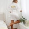 Bride And Bridesmaid Silky Robe Set Bridal Shower Bathrobe Set Getting Ready Dressing Gown Wedding 0