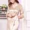 Sexy Women Silk Satin Short Night Robe Solid Kimono Fashion Bathrobe Wedding Bridesmaid Peignoir Fe 6