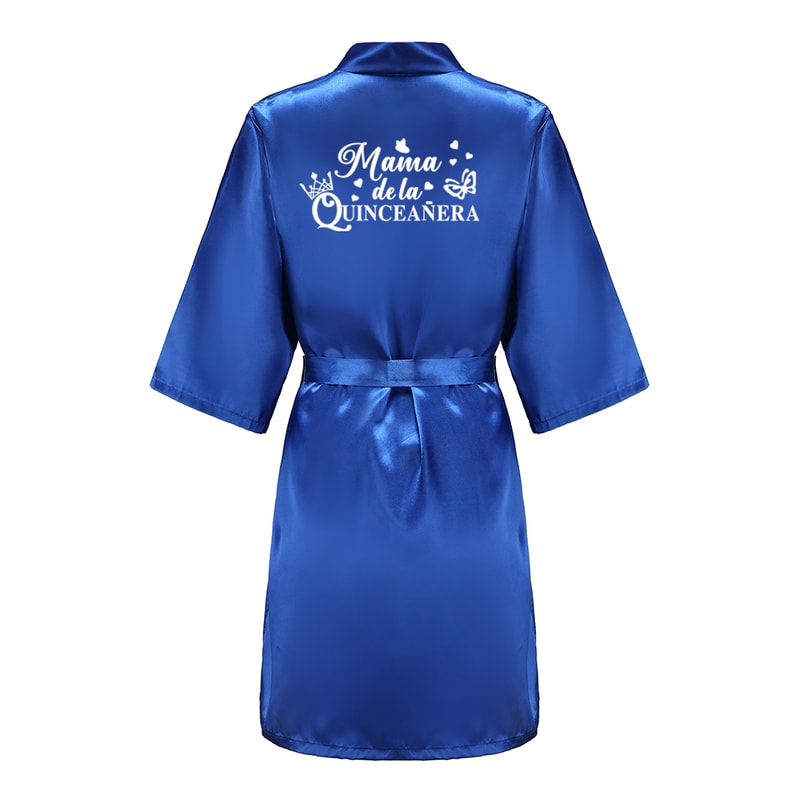 Quinceanera Robe Mis XV For Girls Princess Sweet Years Birthday Party Robes Silkly Nightgown Bathro 3