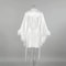 Elegant Wedding Bride Robe Sexy Rayon Morning Gown Feather Kimono Bathrobe Sleepwear For Brides 1