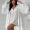 Elegant Wedding Bride Robe Sexy Rayon Morning Gown Feather Kimono Bathrobe Sleepwear For Brides 6
