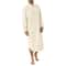 Fashionable Mens Buttondown Sleep Robes Solid Color Stand Collar Long Sleeve Nightgown Comfortable 4