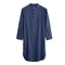 Fashionable Mens Buttondown Sleep Robes Solid Color Stand Collar Long Sleeve Nightgown Comfortable 7