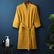 Thin Morning Robe Cotton Terry Robe For Spring And Summer Long Sleeve Waffle Bathrobe Hotel Beauty 6