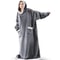 Thickened Hooded Warm Moose Blanket New Lazy Person Pajamas Pullover Loose Fit Outerwear Bathrobe 2