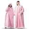Thickened Hooded Warm Moose Blanket New Lazy Person Pajamas Pullover Loose Fit Outerwear Bathrobe 3