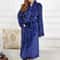 Winter Warm Flannel Gown Coral Fleece Long Robe Intimate Lingerie Cozy Casual Nightdress For Homewe 0