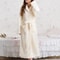 Winter Warm Flannel Gown Coral Fleece Long Robe Intimate Lingerie Cozy Casual Nightdress For Homewe 4