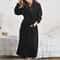 Winter Warm Flannel Gown Coral Fleece Long Robe Intimate Lingerie Cozy Casual Nightdress For Homewe 7